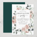 Search for greenery graduation invitations College