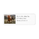 Search for thoroughbred horse return address labels Jockey