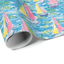 Search for sailboat wrapping paper Pink
