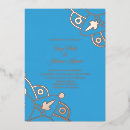 Search for paisley indian wedding invitations Blue