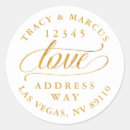 Search for golden wedding stickers Address