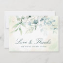 Search for eucalyptus wedding thank you cards Simple