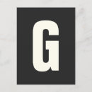 Recherche de s initial cartes postales Minimaliste