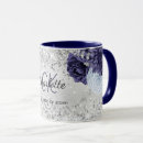 Search for blue and silver mugs Elegant