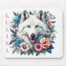 Recherche de loups blancs tapis souris Animaux