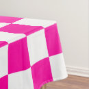 Search for pink plaid tablecloths Chequered