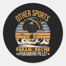 Search for paragliding stickers Parachutist