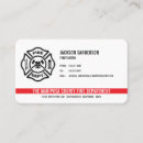 Recherche de pompiers cartes visite Professionnel