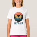 Search for kangaroo kids tshirts Australian animals