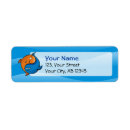 Search for cartoon fish return address labels Funny