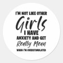 Search for anxiety stickers Retro