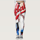 Search for baseball leggings Red