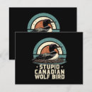 Search for comical birds invitations Witty