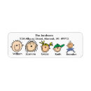 Search for stick on return address labels Funny