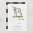 Search for little lamb baby shower invitations Cute