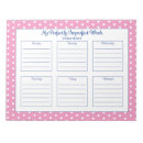 Search for weekly planner notepads Organization
