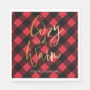 Search for plaid christmas napkins Typography