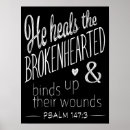 Recherche de le coeur brisé posters Verset de la bible