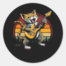 Search for cat guitar stickers Rock