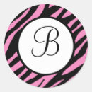 Search for hot pink zebra stickers Pattern