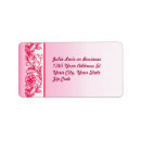 Search for cocktail return address labels Pink