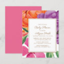 Search for pink and orange baby shower invitations Colourful