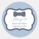 Recherche de moustache bleue autocollants Petit baby shower