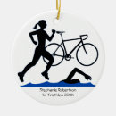Search for cyclist ornaments Triathlon