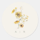 Recherche de tournesol autocollants Monogramme