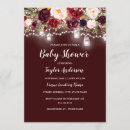 Search for lights baby shower invitations Rustic