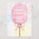 Search for cotton candy birthday invitations Glitter