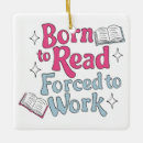 Search for book lover ornaments Library