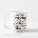 Search for trust in god mugs Christian faith