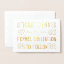 Search for retirement party save the dates Retired