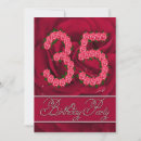 Search for 35th birthday invitations Flowers