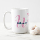 Search for fancy monogram mugs Pink