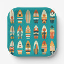 Search for beach waves paper plates Surfboards