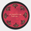 Recherche de dragon chinois rouge autocollants Asiatique