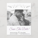 Search for lavender save the date postcards Elegant