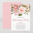 Search for rose gold retirement invitations Party