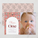 Recherche de flower 1st birthday invitations Baby girl