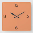 Recherche de couleur orange horloges Moderne