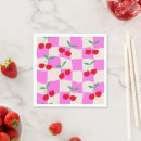 Search for checkerboard napkins Pink