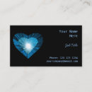 Recherche de coeur bleu cartes visite Amour