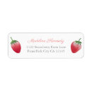 Search for strawberry return address labels Baby shower