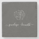 Search for flower drawing coasters Minimalist