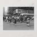 Recherche de piéton cartes postales Noir et blanc