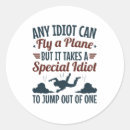 Search for funny plane stickers Skydiving