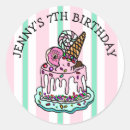 Search for birthday cake stickers Whimsical