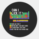 Search for funny periodic table stickers Lick